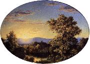 Frederic Edwin Church Twilight among the Mountains Spain oil painting artist